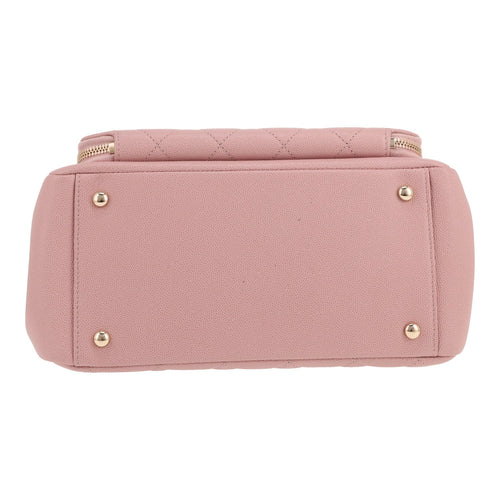 Chanel Executive handbag in pink grained leather - DETAIL 1