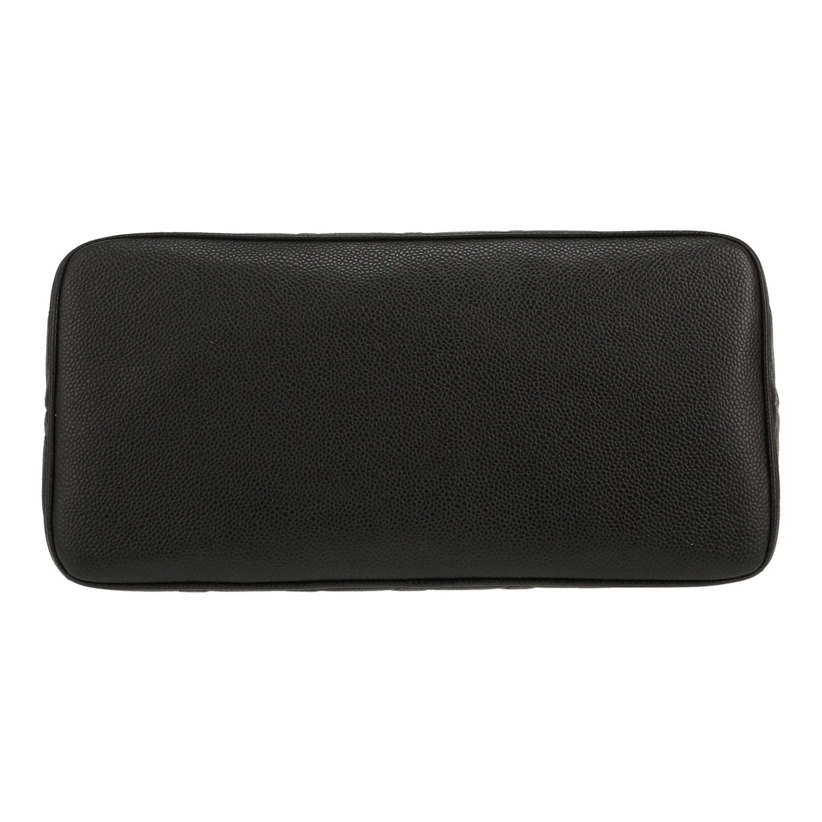 Chanel handbag Black grained leather medallion - DETAIL 1