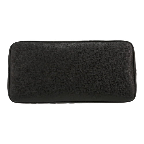 Chanel handbag Black grained leather medallion - DETAIL 1