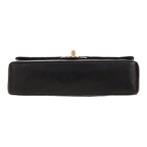 Chanel handbag in black quilted leather - DETAIL 1
