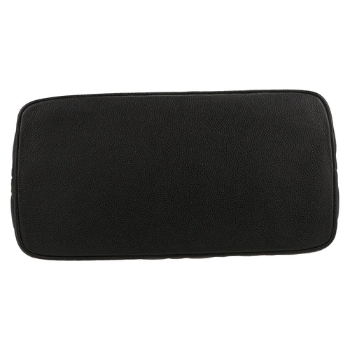 Chanel Medaillon handbag in black quilted grained leather - DETAIL 1