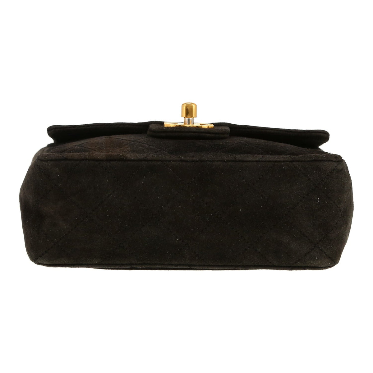 Chanel Mini Timeless shoulder bag in black doblis calfskin - DETAIL 1