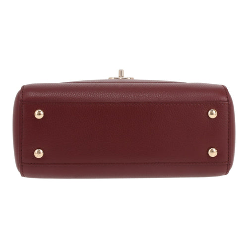 Chanel Neo Executive handbag in burgundy grained leather - DETAIL 1