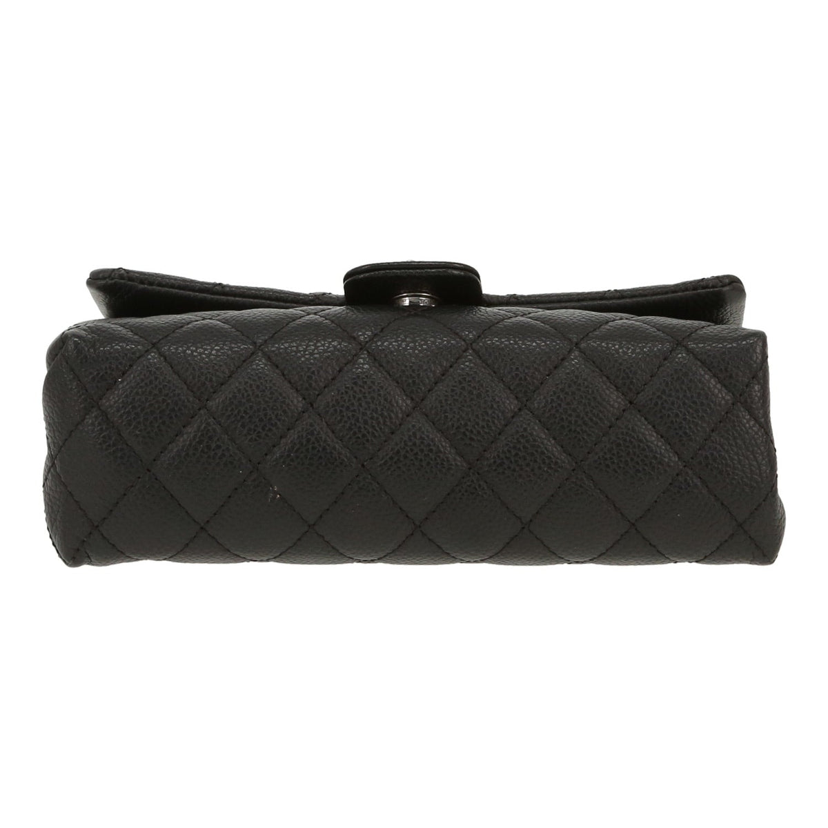 Chanel Pochette ceinture clutch-belt in black grained leather - DETAIL 1