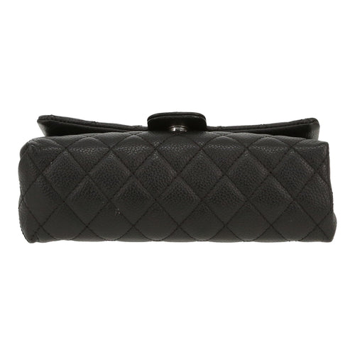 Chanel Pochette ceinture clutch-belt in black grained leather - DETAIL 1