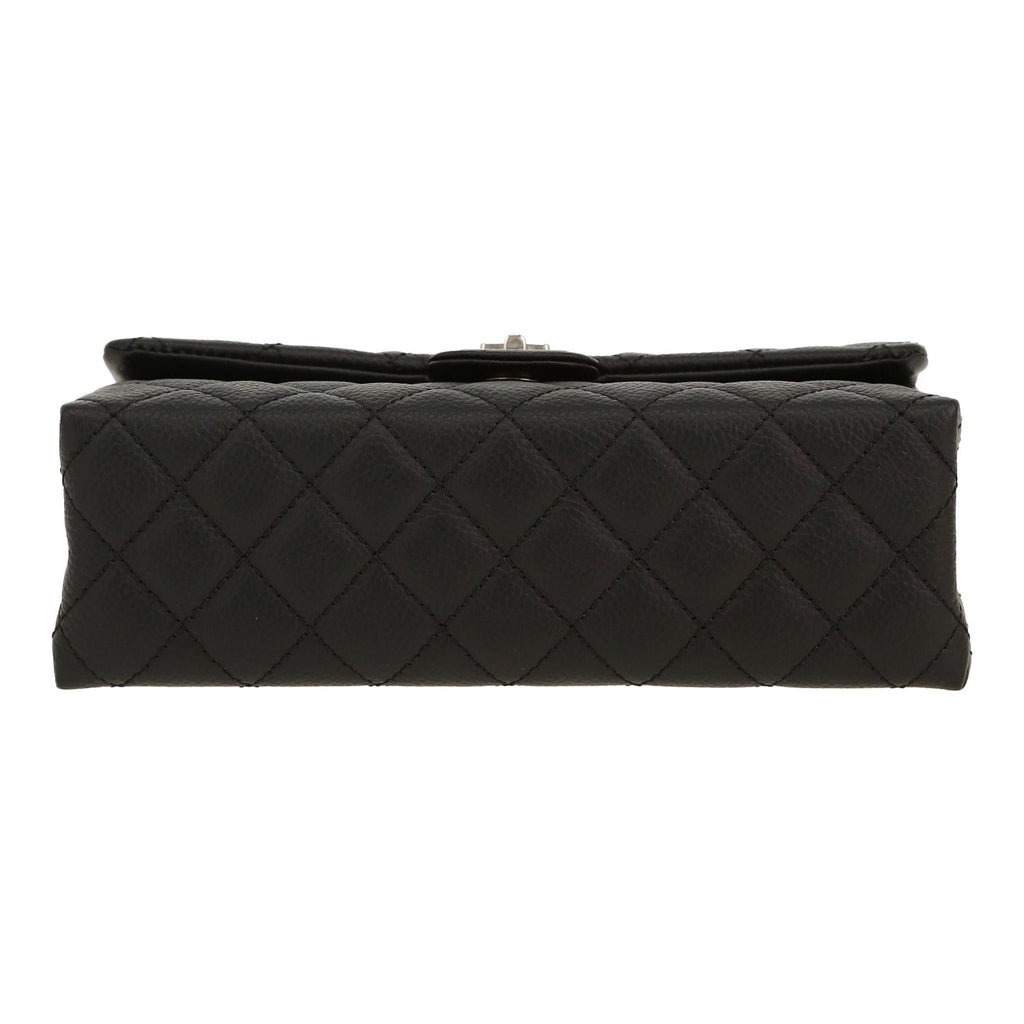 Chanel Pochette ceinture clutch-belt in black grained leather - DETAIL 1