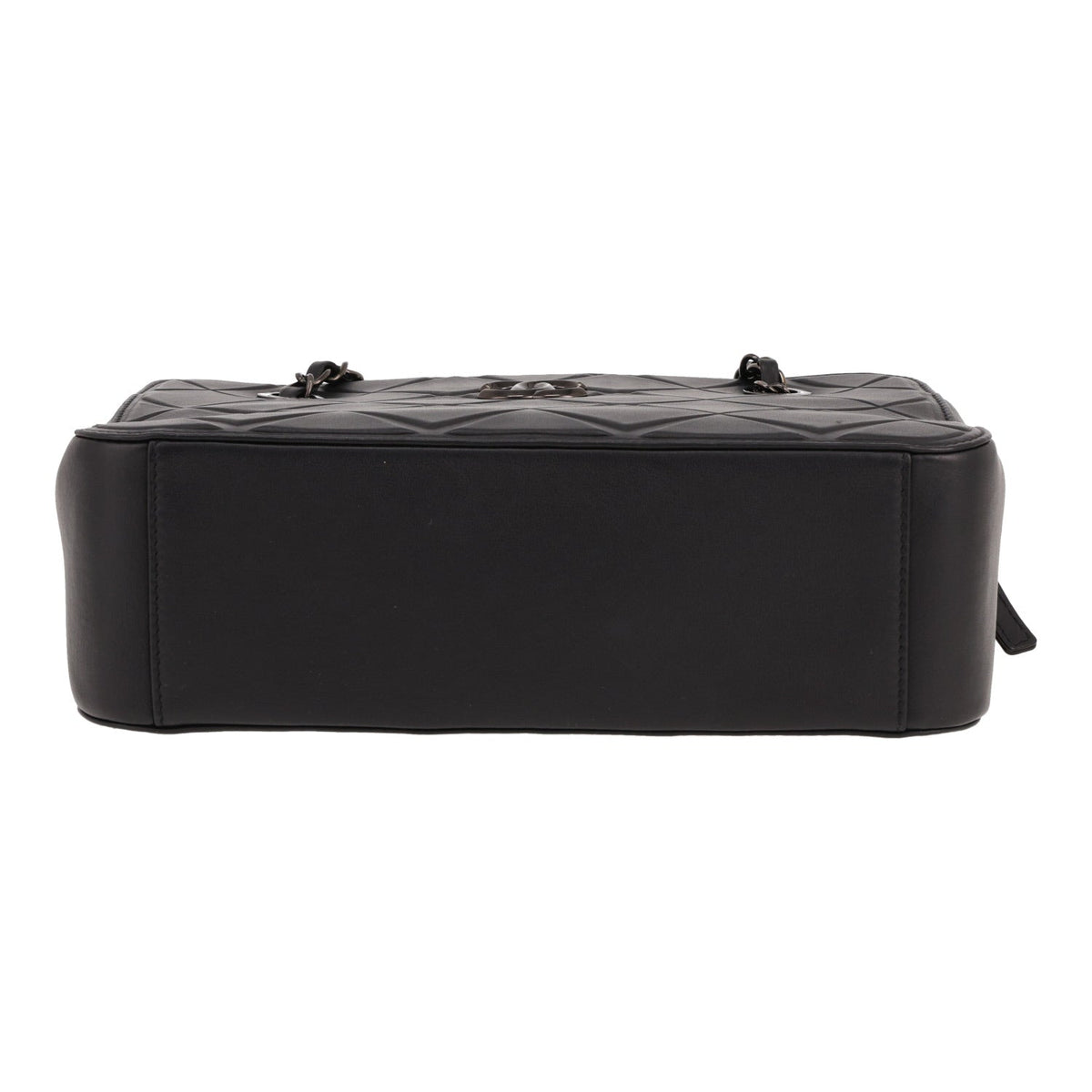 Chanel shoulder bag in black leather - DETAIL 1