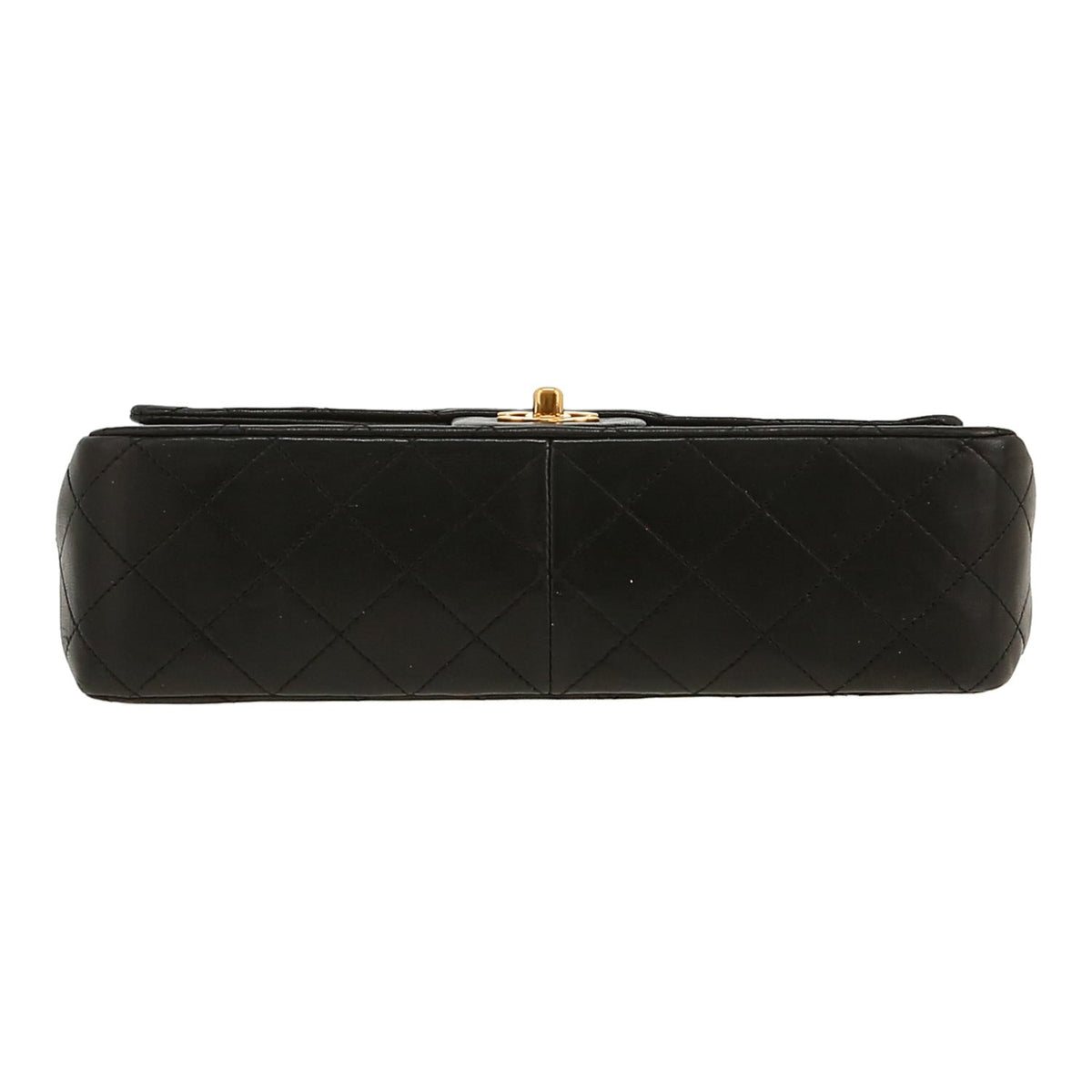 Chanel Timeless handbag in black quilted leather - DETAIL 1