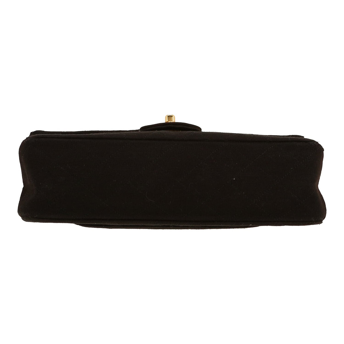 Chanel Timeless Vintage handbag in black jersey canvas - DETAIL 1