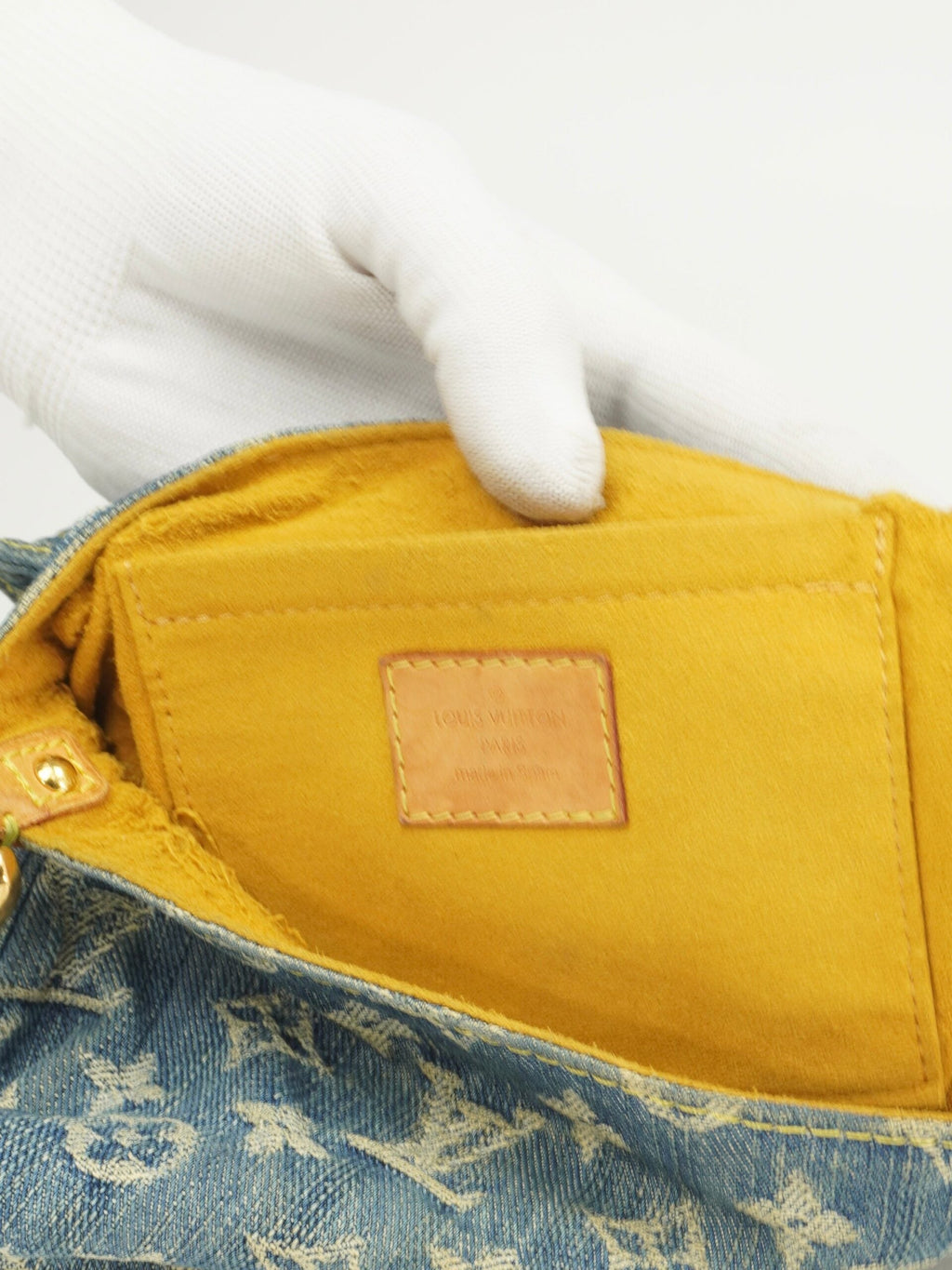 LOUIS VUITTON DENIM PLEATY BAG