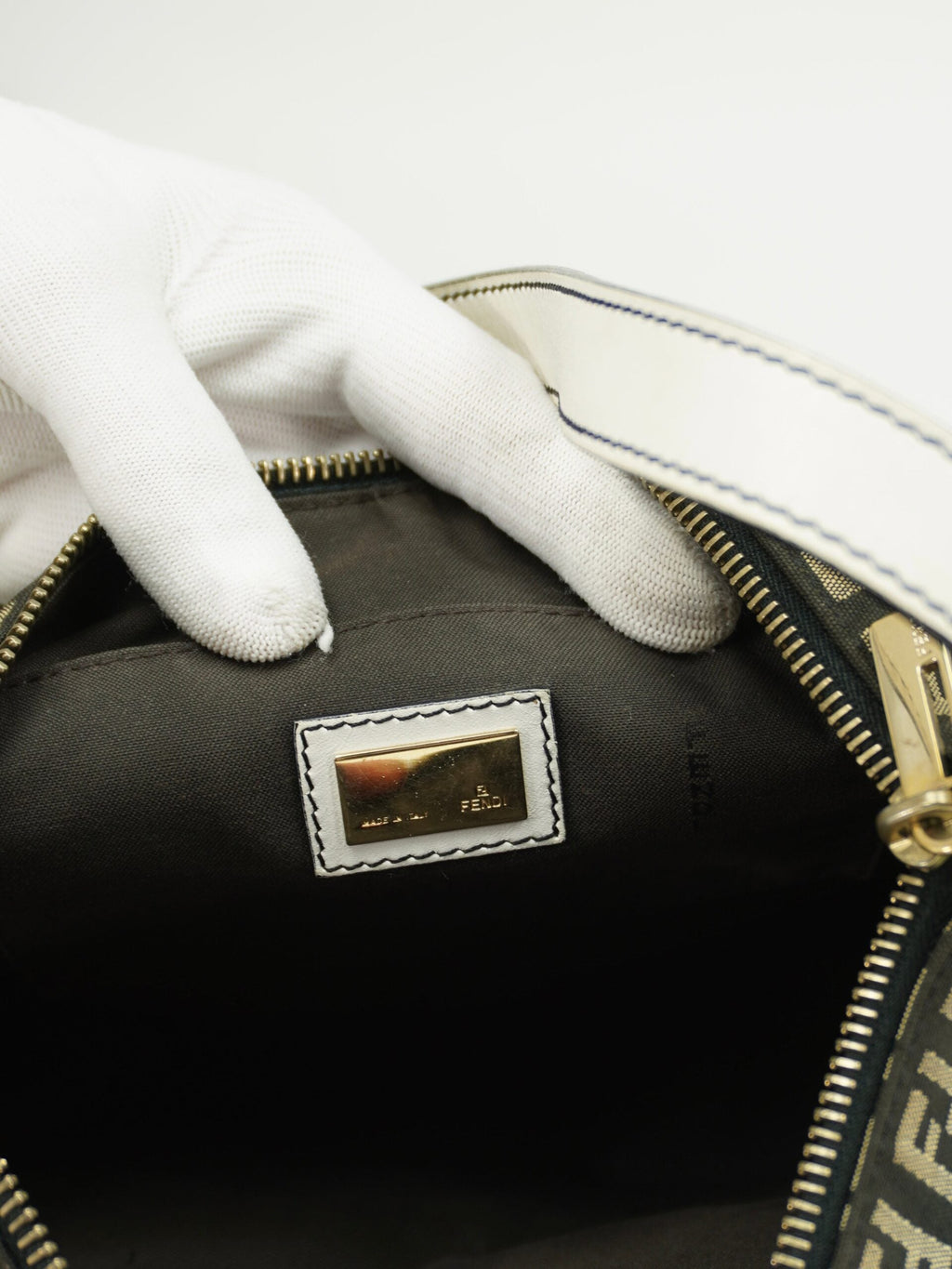 FENDI ZUCCA SHOULDER BAG