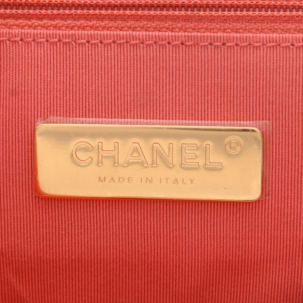 Chanel 19 shoulder bag paillette and pink leather - DETAIL 2