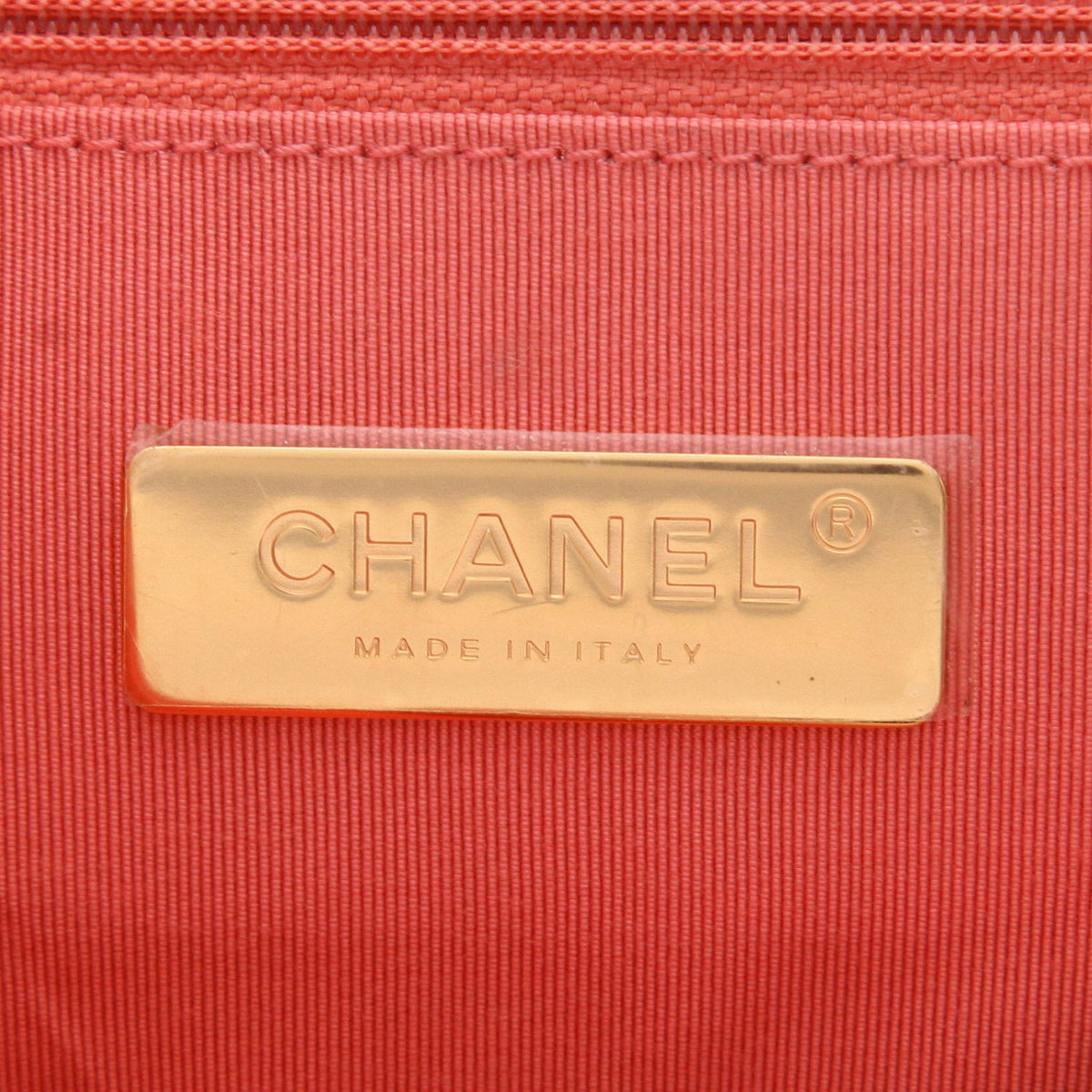 Chanel 19 shoulder bag paillette and pink leather - DETAIL 2