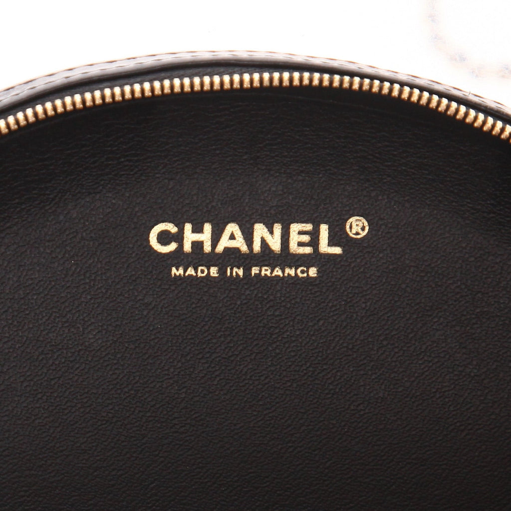 Chanel Editions Limitées clutch in black and white leather - DETAIL 2