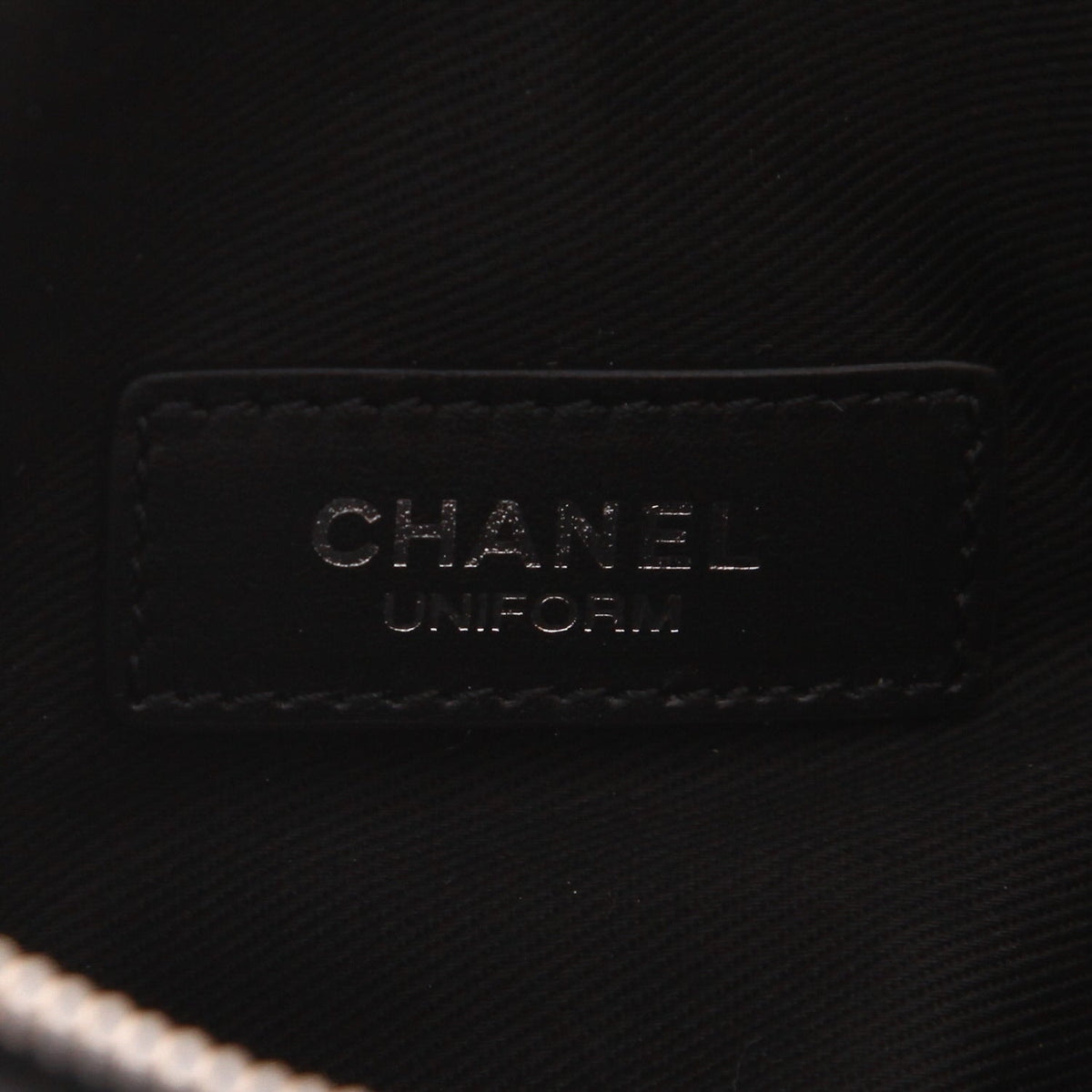 Chanel Pochette ceinture clutch-belt in black quilted leather - DETAIL 2