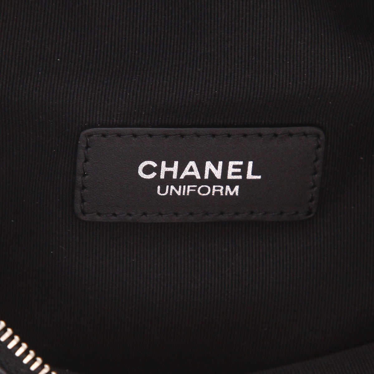 Chanel Pochette ceinture clutch-belt in black quilted leather - DETAIL 2