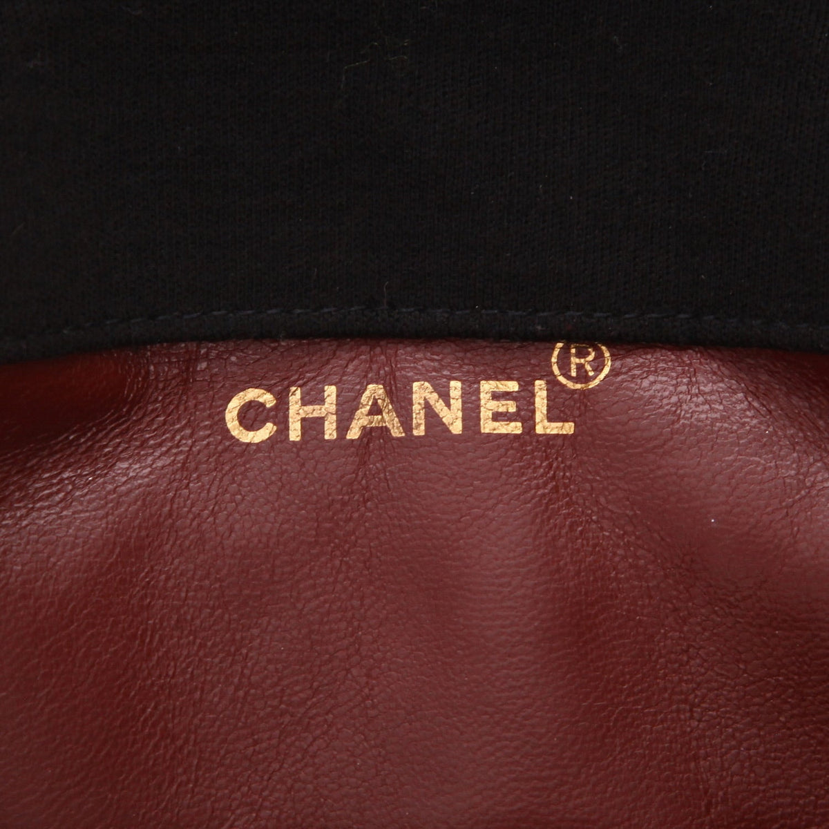 Chanel Timeless Vintage handbag canvas and black leather - DETAIL 2