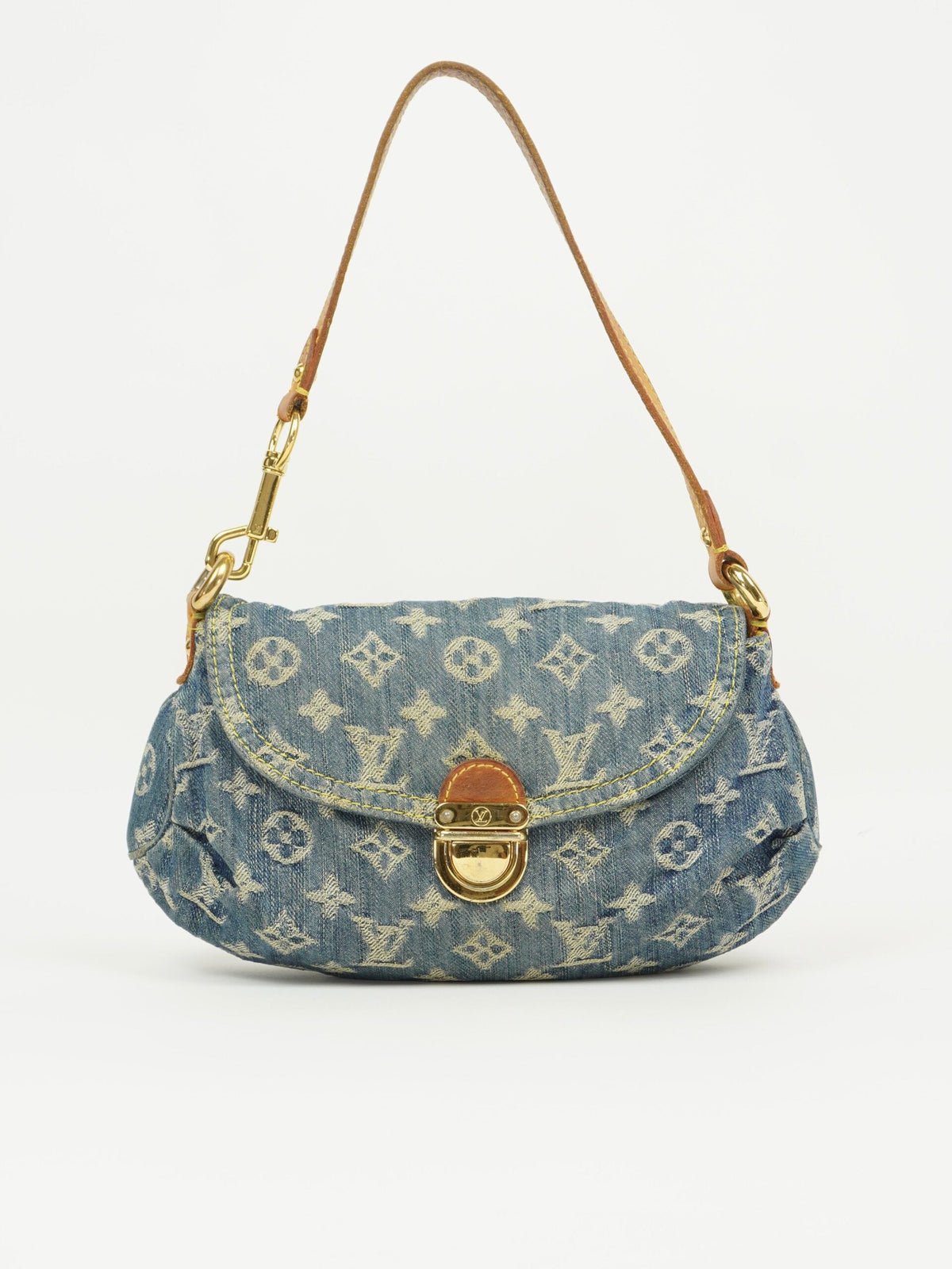LOUIS VUITTON DENIM PLEATY BAG