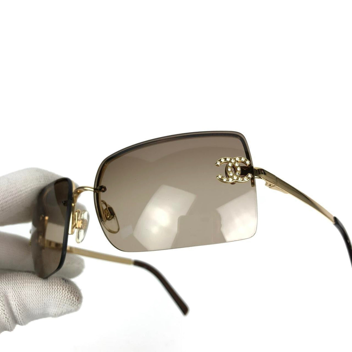 CHANEL RIMLESS SUNGLASSES