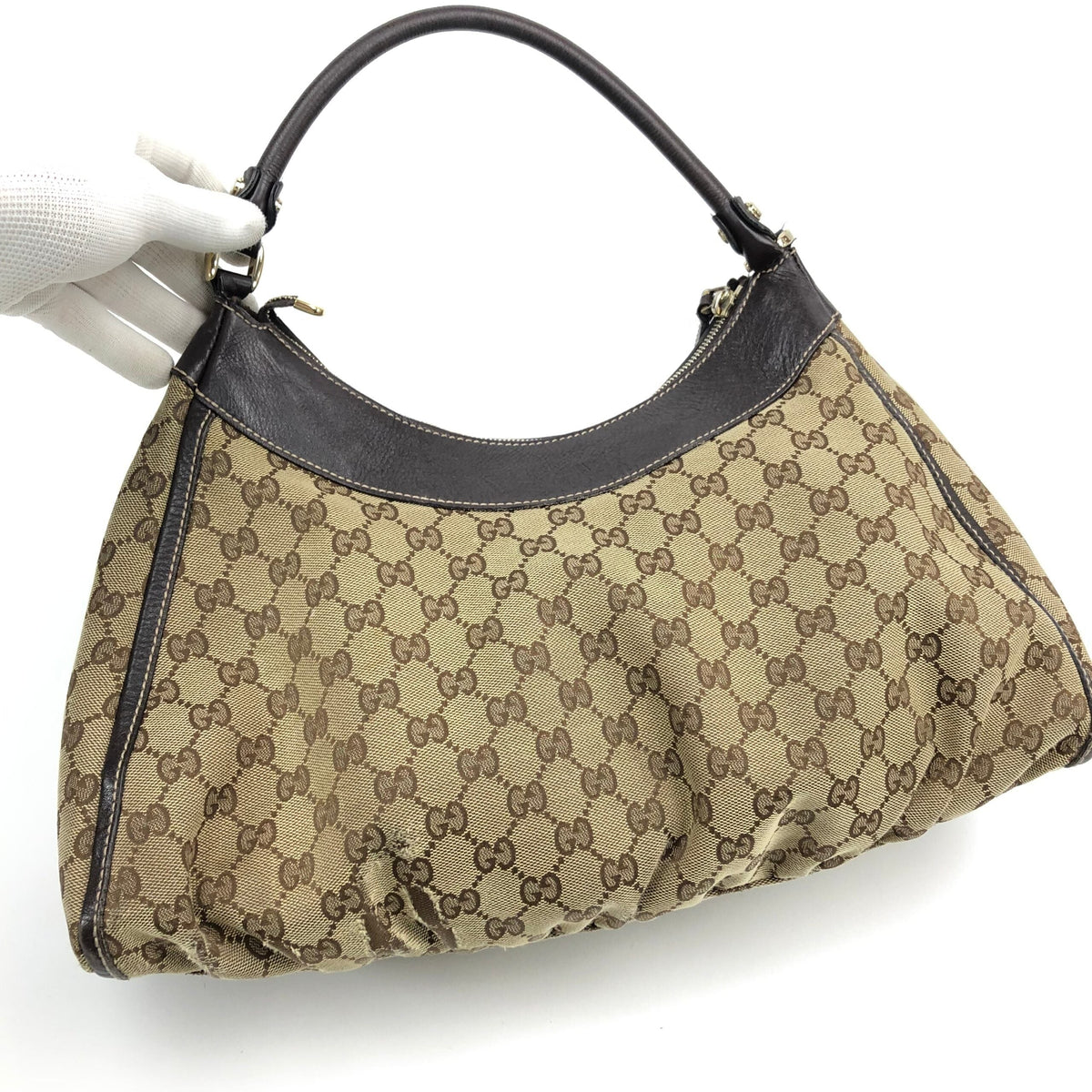 GUCCI MONOGRAM ABBEY SHOULDER BAG