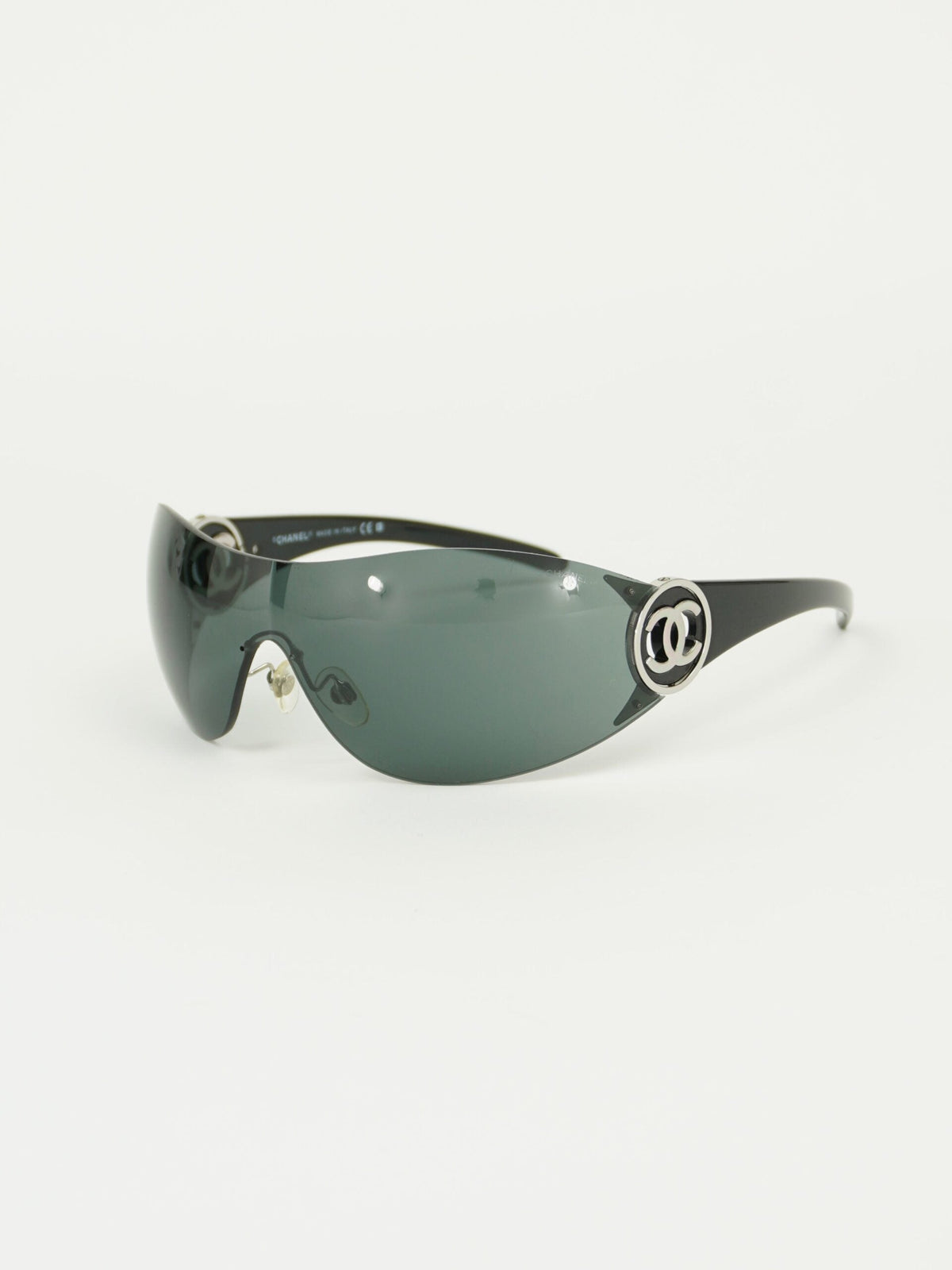 CHANEL RIMLESS CC LOGO SUNGLASSES