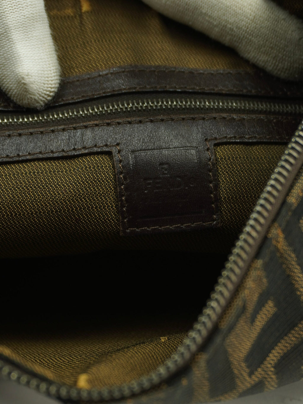 FENDI ZUCCA SHOULDER BAG