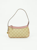 GUCCI MONOGRAM BAG WITH CHARM