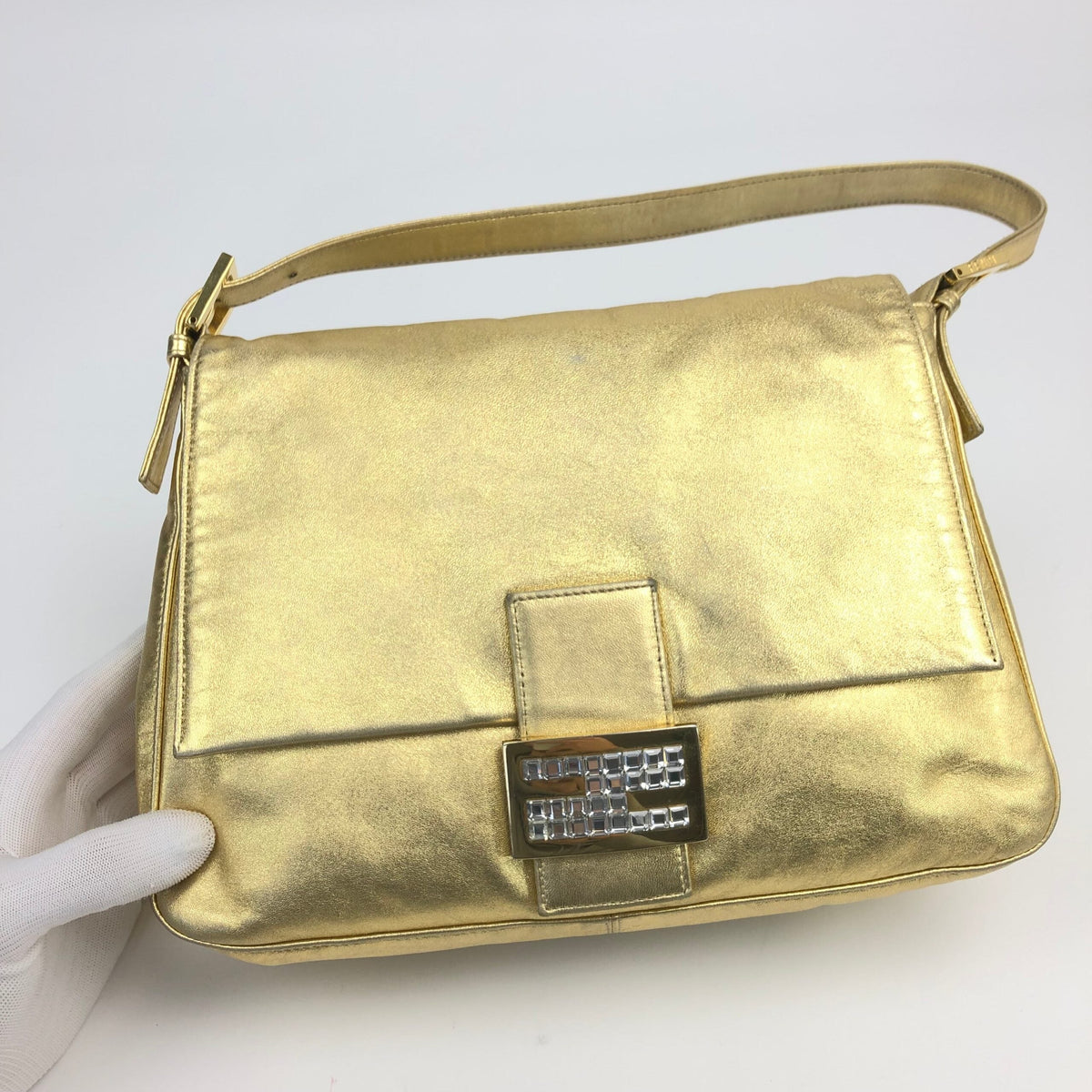 FENDI GOLD MAMA BAGUETTE