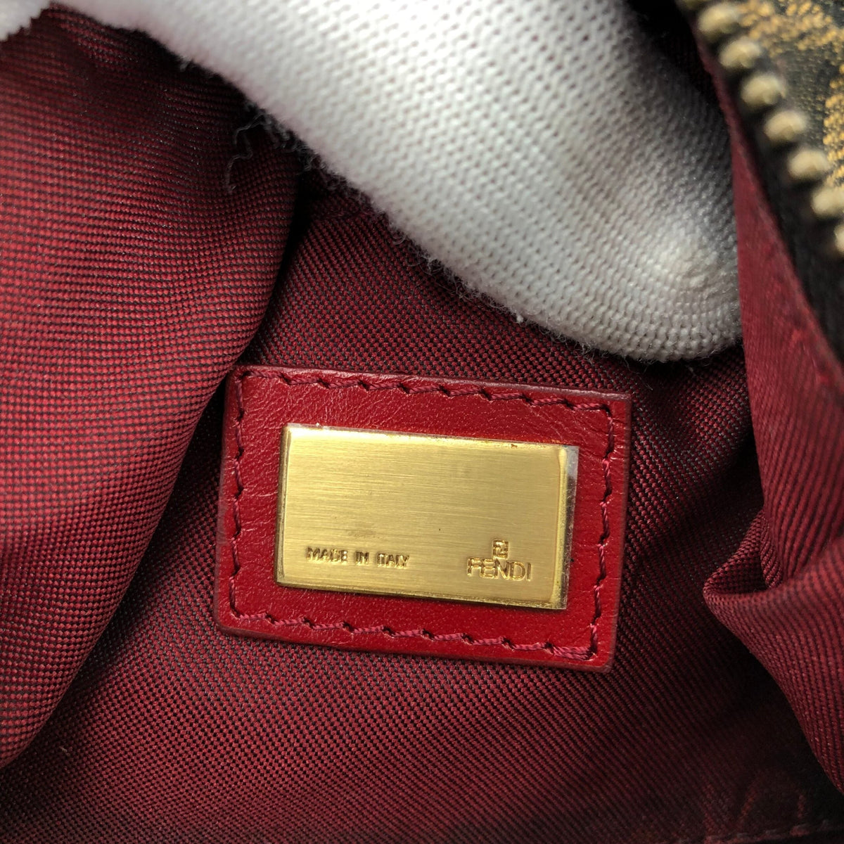 FENDI ZUCCA SHOULDER BAG