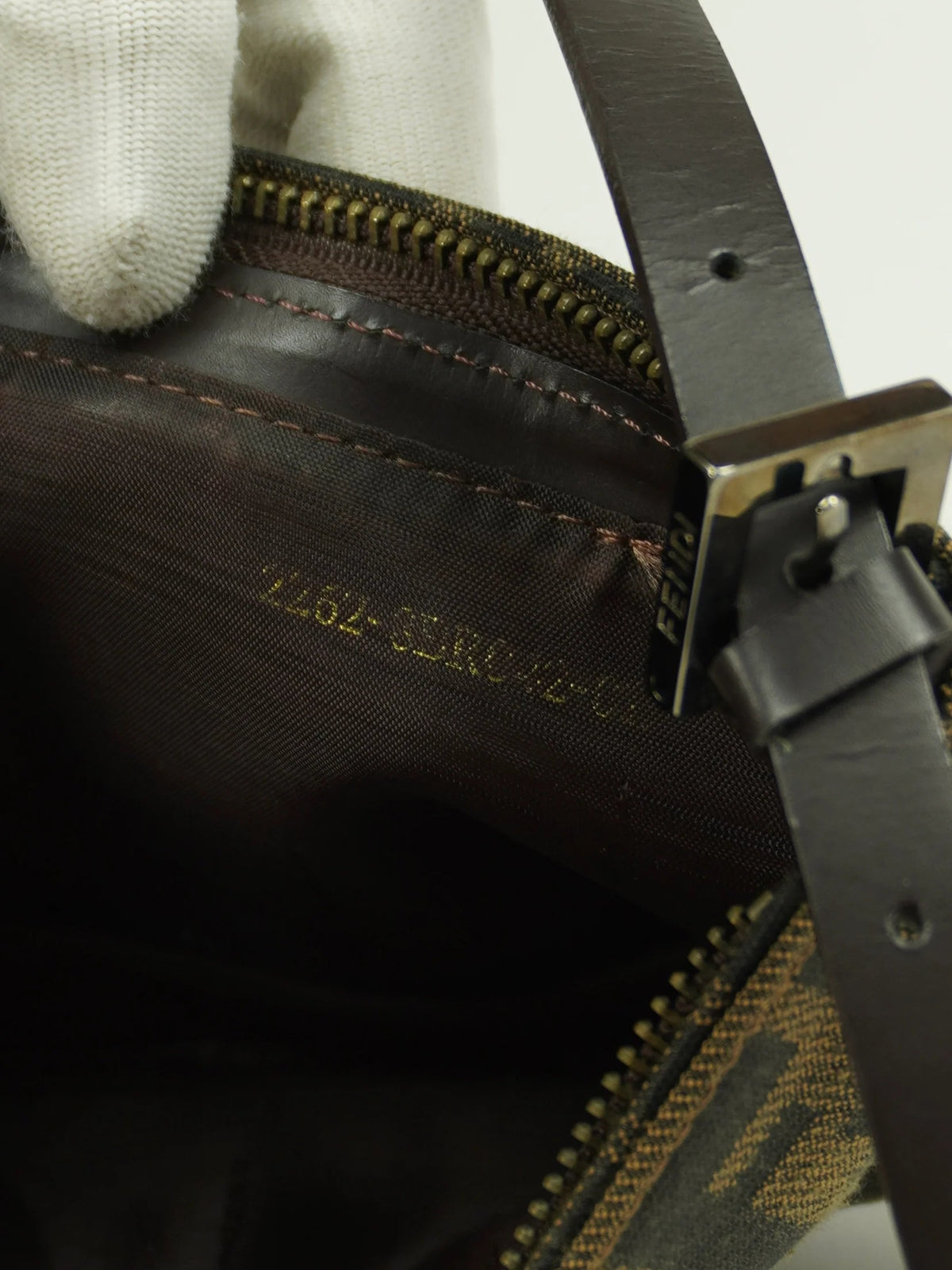 FENDI ZUCCA SHOULDER BAG