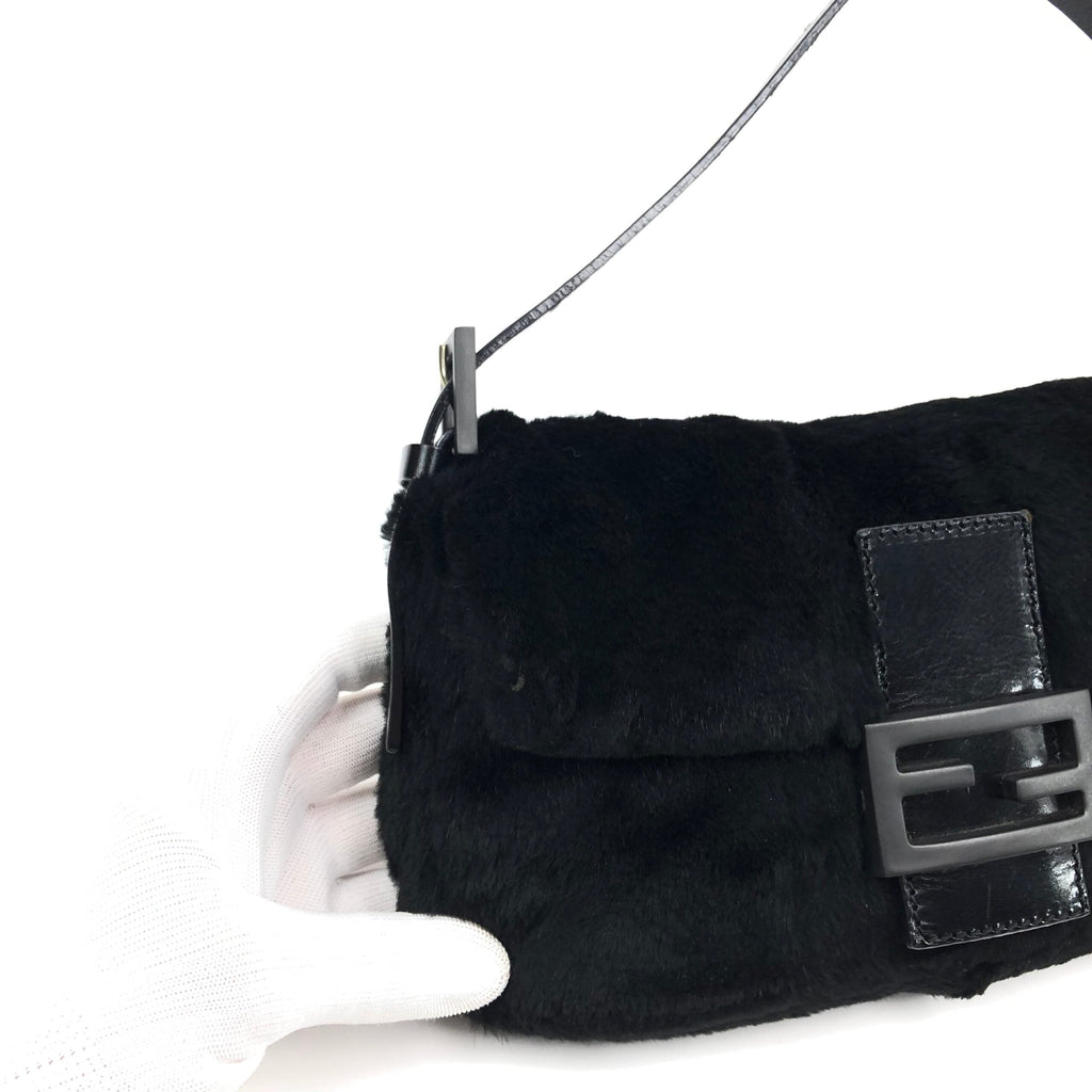 FENDI MINK FUR BAGUETTE BAG