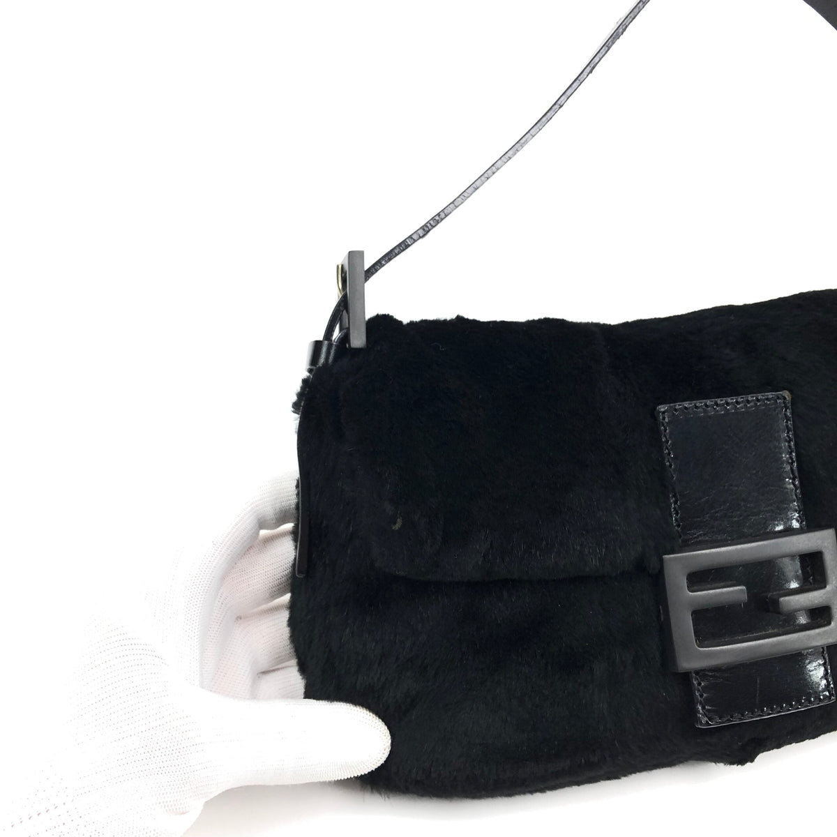 FENDI MINK FUR BAGUETTE BAG