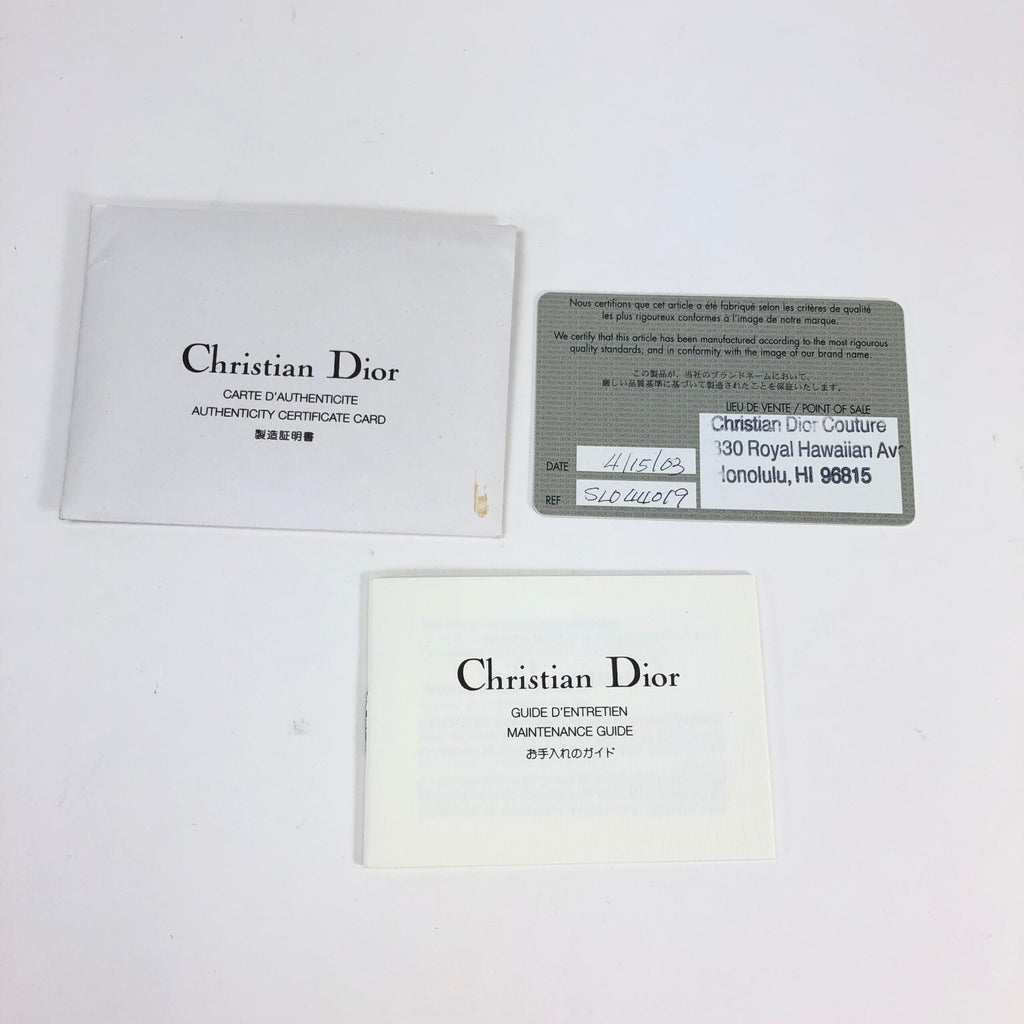 CHRISTIAN DIOR MONOGRAM SHOULDER BAG