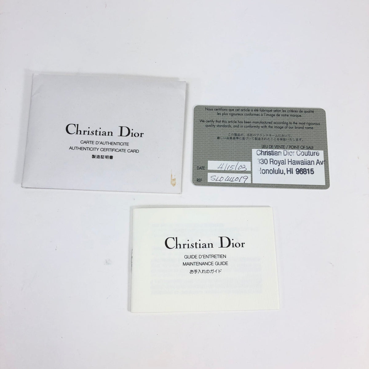 CHRISTIAN DIOR MONOGRAM SHOULDER BAG