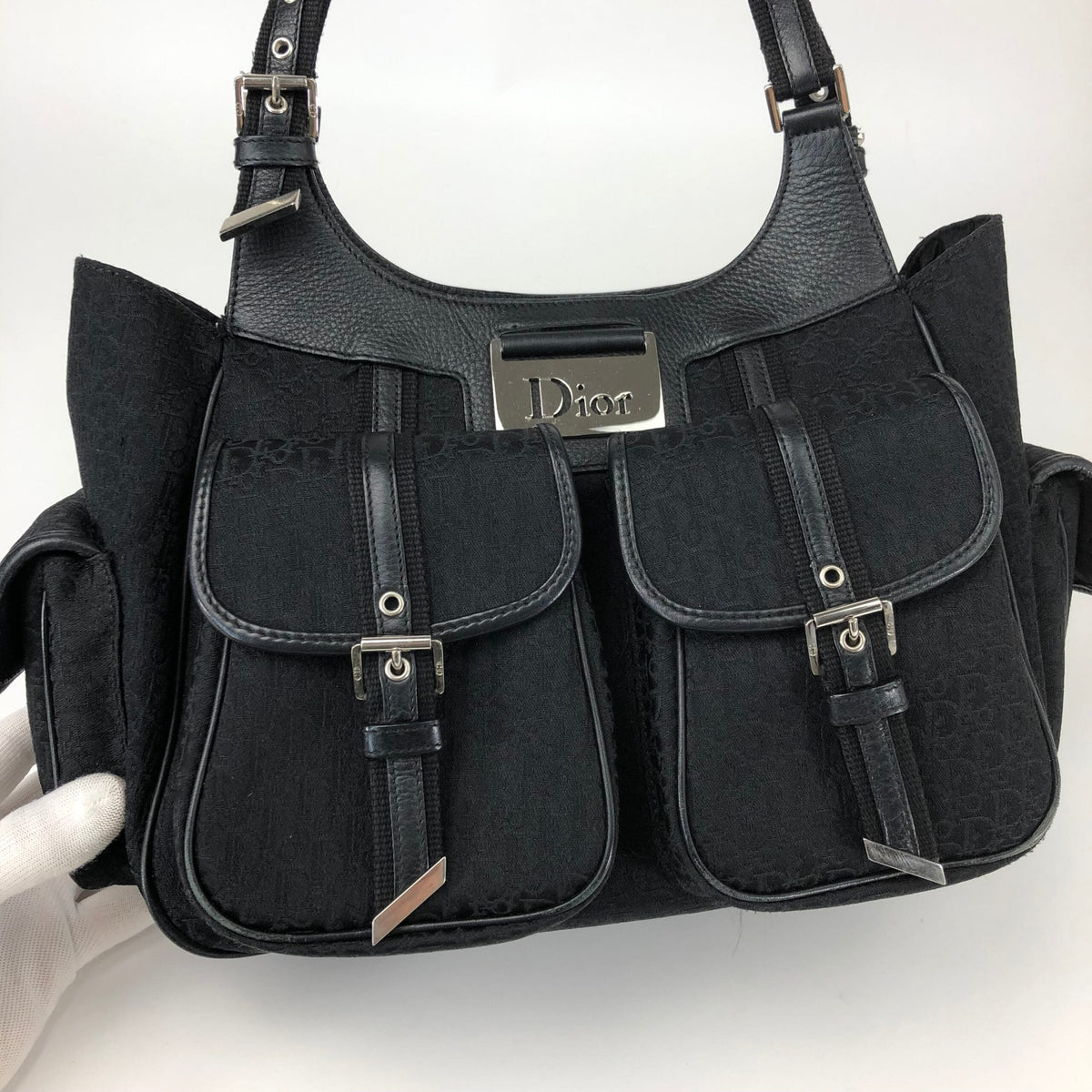 CHRISTIAN DIOR MONOGRAM SHOULDER BAG