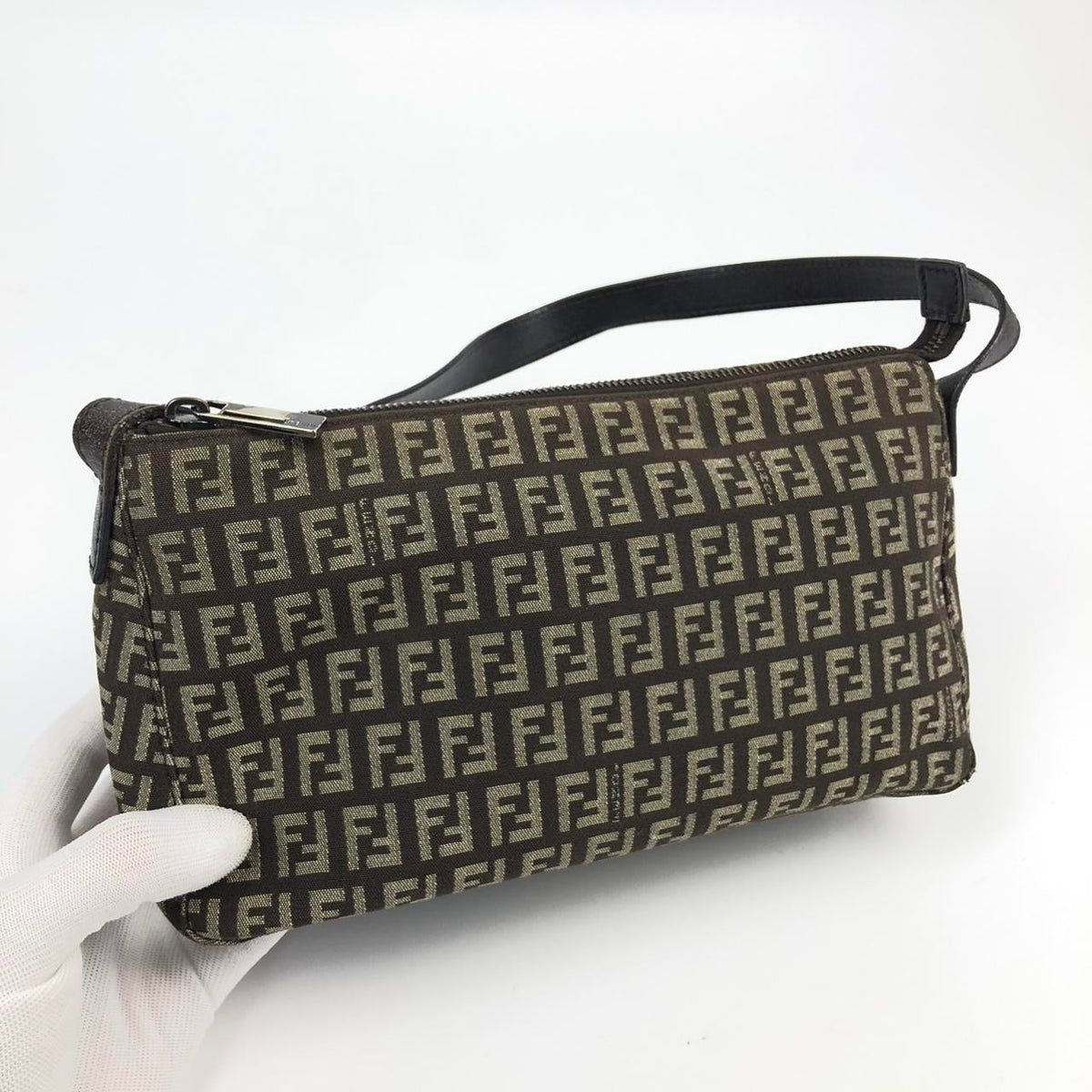 FENDI ZUCCA SHOULDER BAG