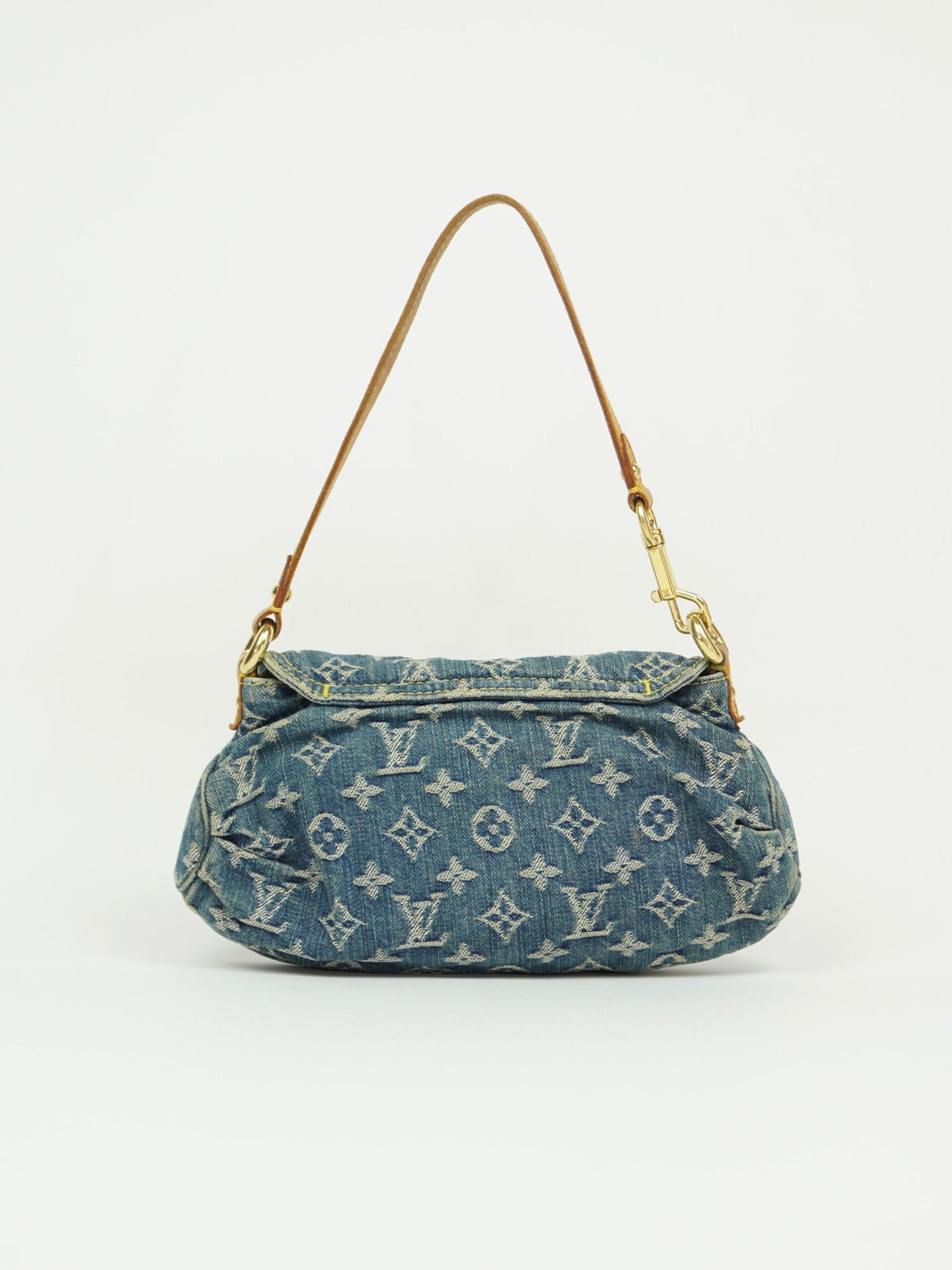 LOUIS VUITTON DENIM PLEATY BAG