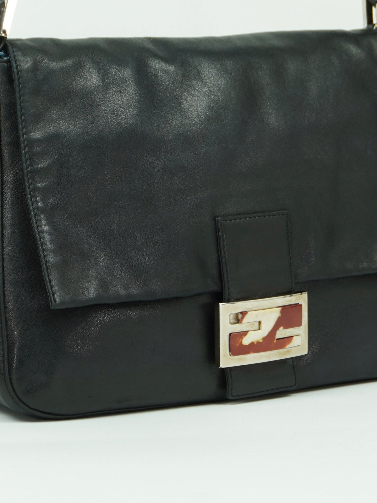 FENDI MAMA BAGUETTE WITH MARBLE BUCKLE