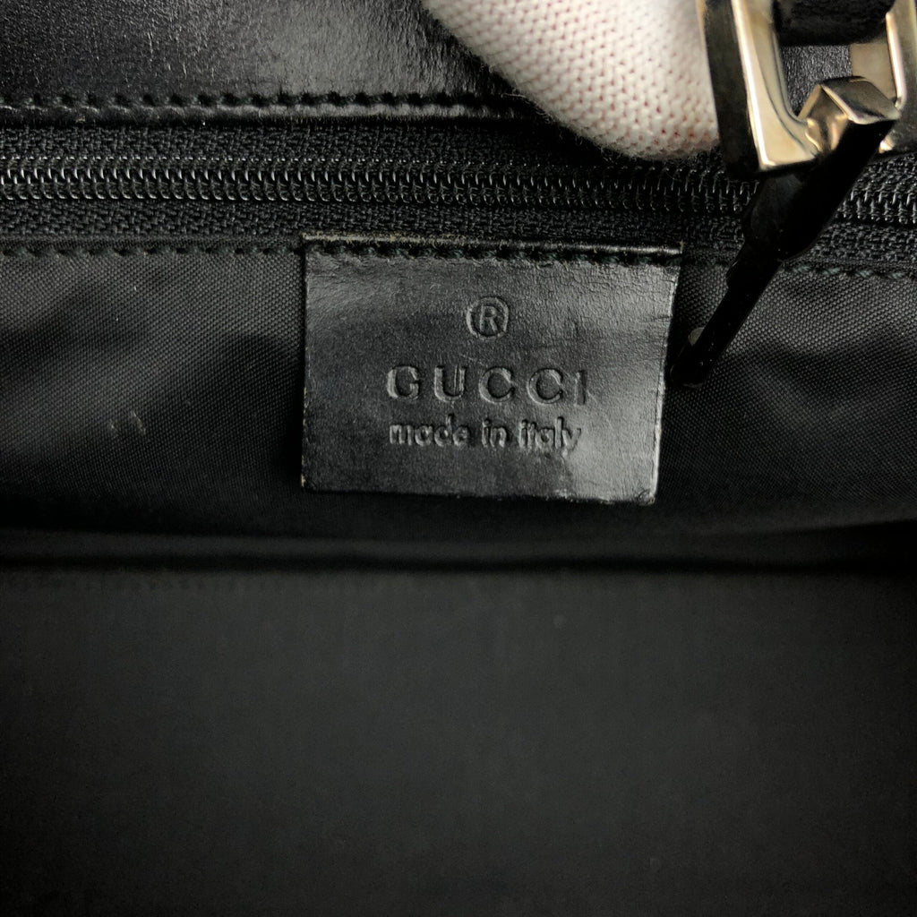 GUCCI JACKIE LEATHER SHOULDER BAG