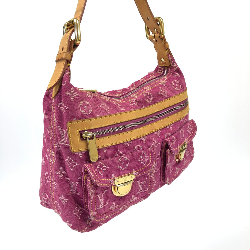 LOUIS VUITTON BAGGY PM DENIM SHOULDER BAG