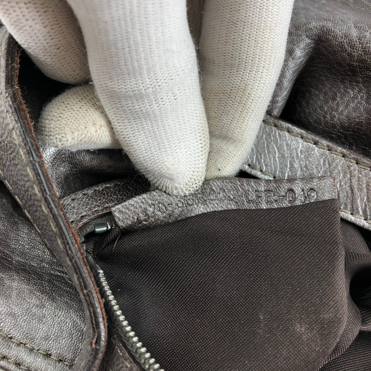 FENDI LEATHER BAGUETTE BAG