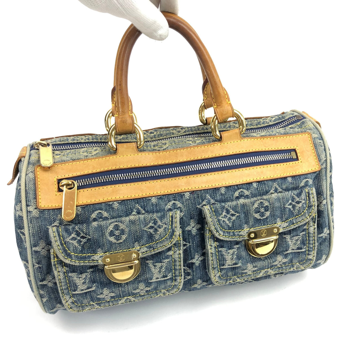 LOUIS VUITTON DENIM NEO SPEEDY BAG