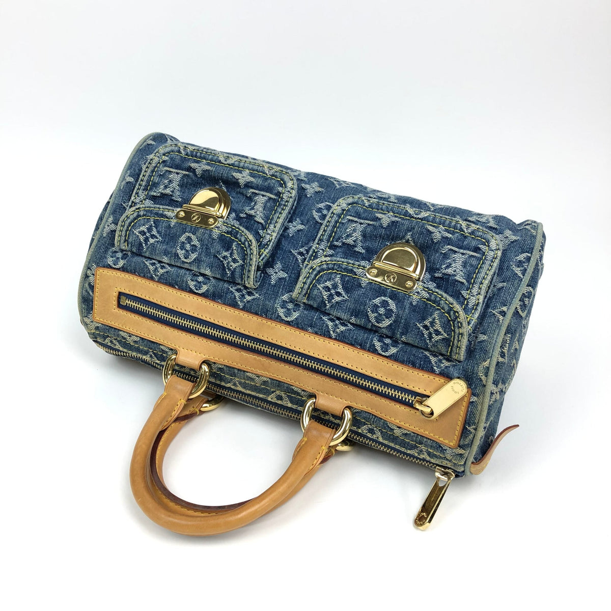 LOUIS VUITTON NEO SPEEDY DENIM BAG