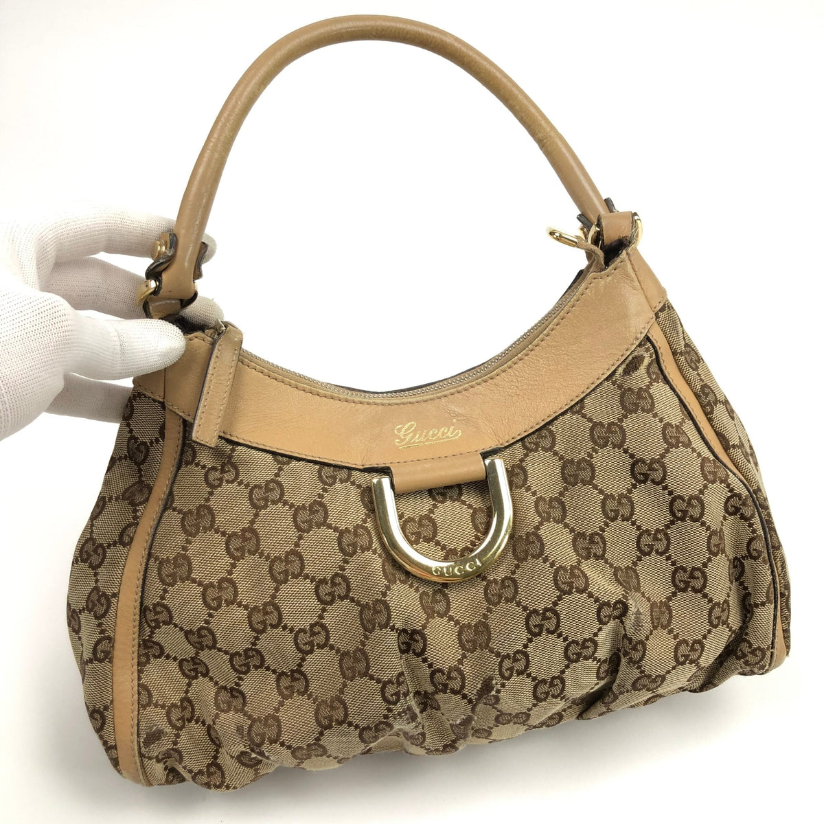 GUCCI MONOGRAM ABBEY SHOULDER BAG