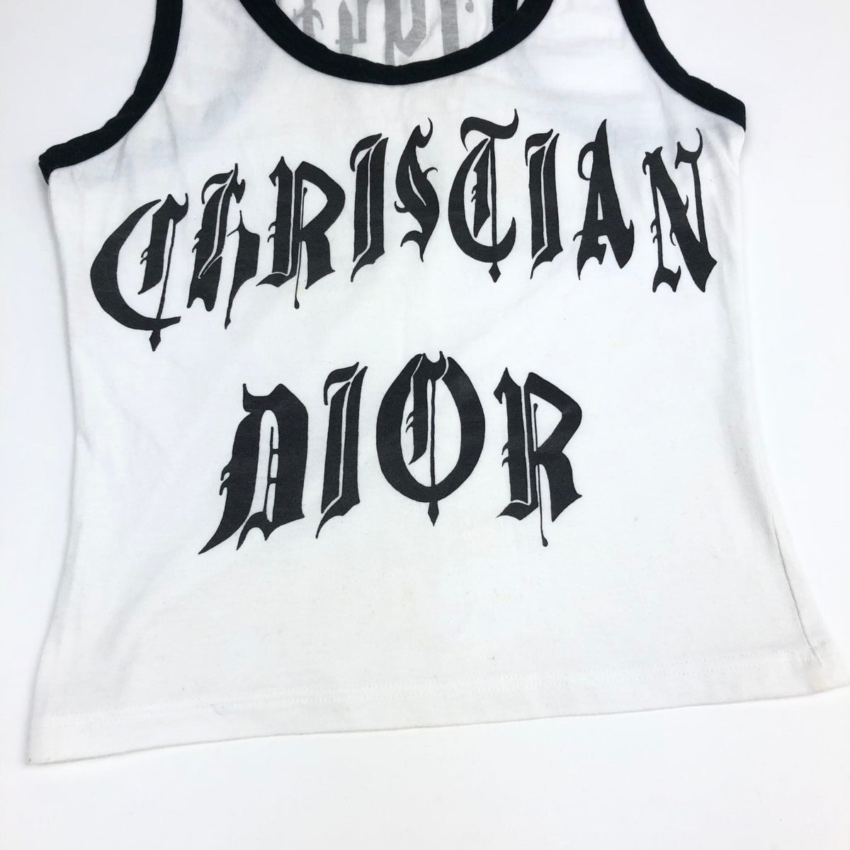 CHRISTIAN DIOR GOTHIC PRINT TOP