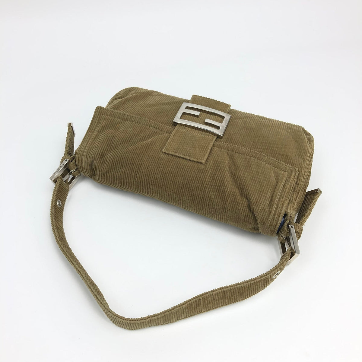 FENDI CORDUROY BAGUETTE BAG