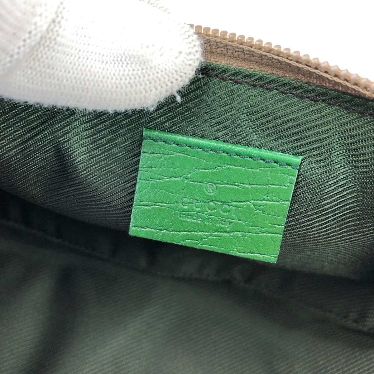 GUCCI MONOGRAM SHOULDER BAG