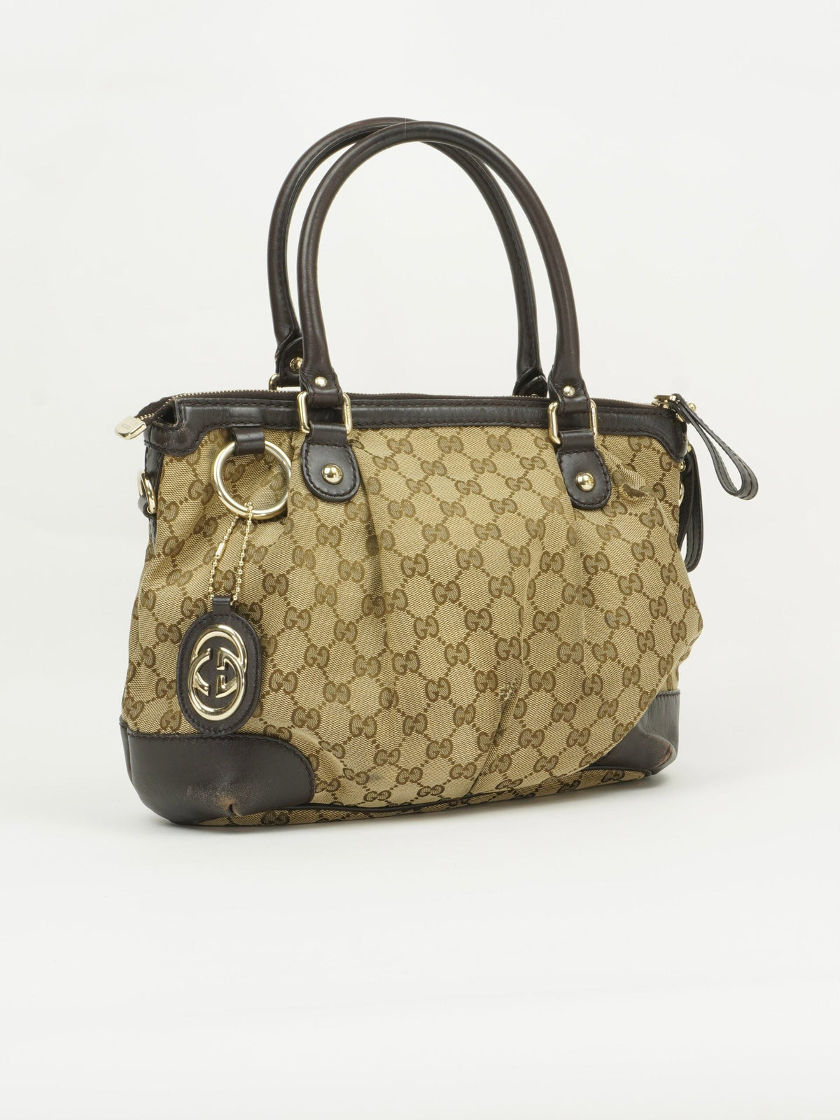 GUCCI MONOGRAM SUKEY TWO WAY BAG
