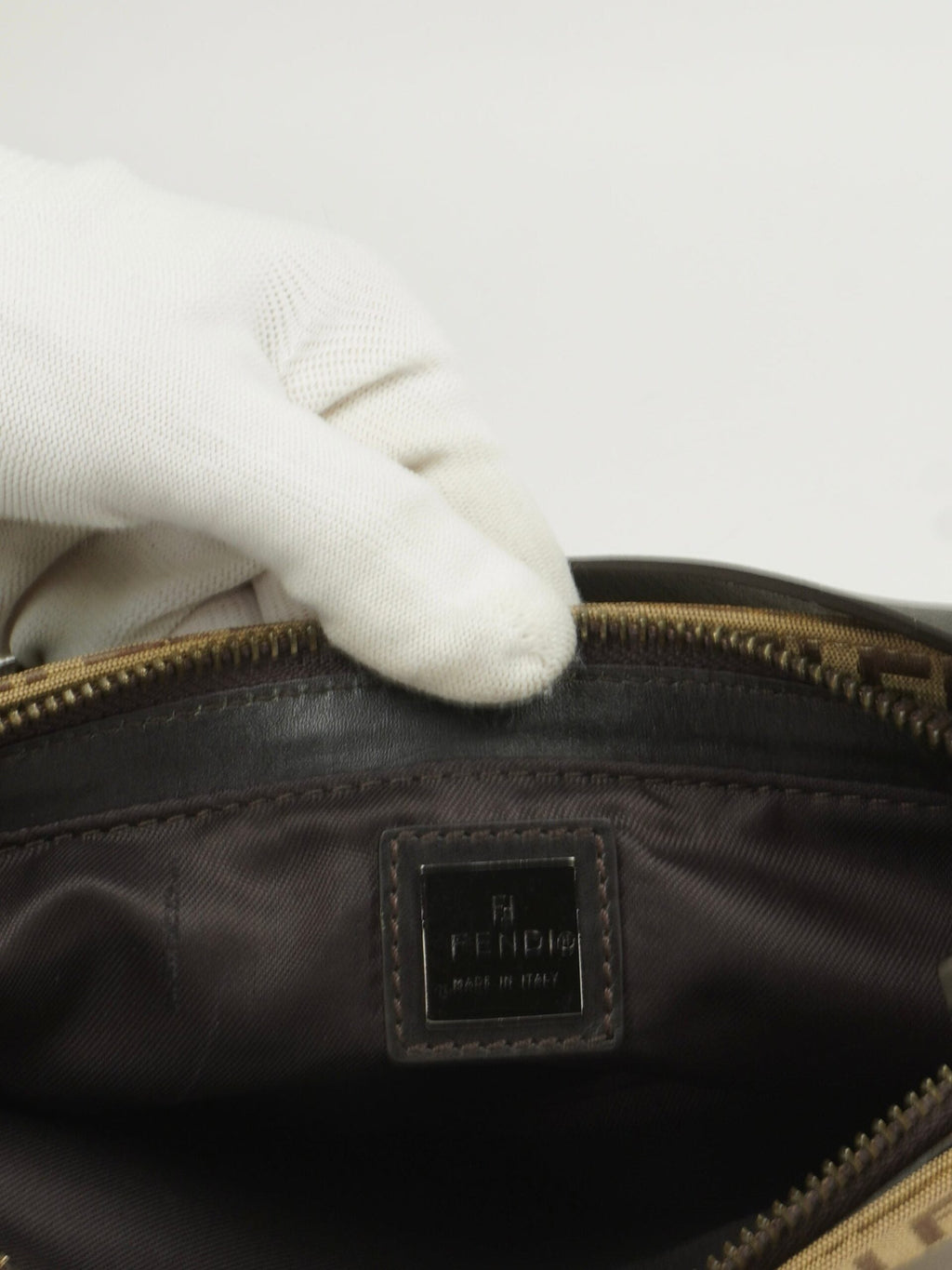 FENDI ZUCCA SHOULDER BAG