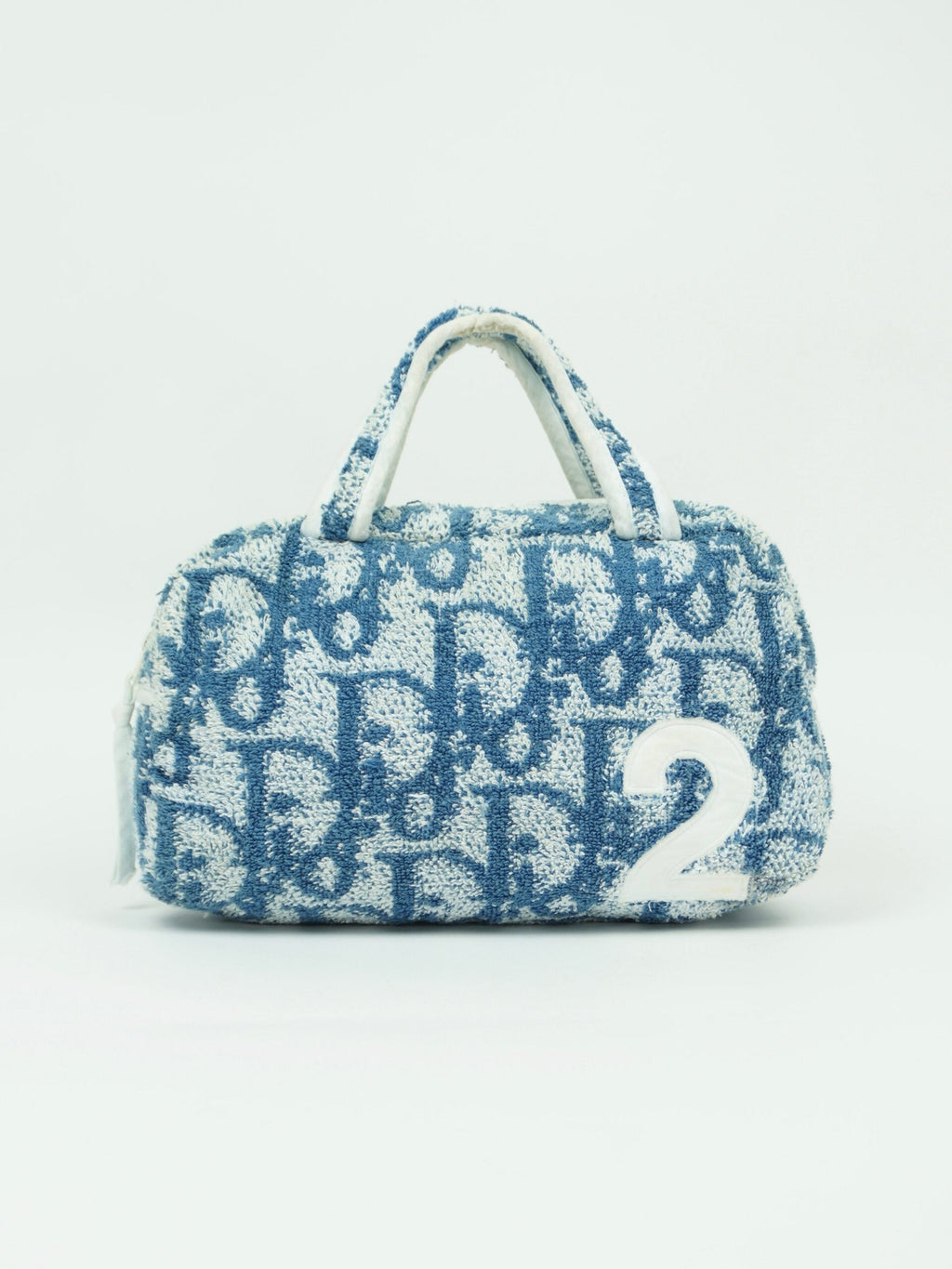 CHRISTIAN DIOR MONOGRAM TERRY CLOTH TOWEL BAG